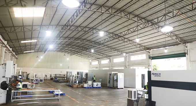 Guangzhou Cleanroom Construction Co., Ltd. linea di produzione del fabbricante