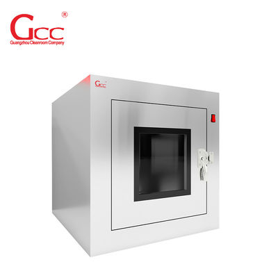 Casella di passaggio in acciaio inossidabile per la sterilizzazione UV per il trasferimento di materiale in camera pulita