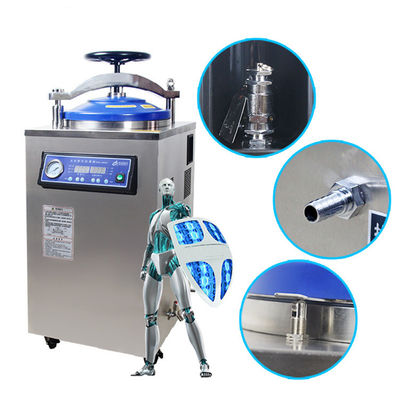 Autoclave ad alta pressione verticale portatile 0.22MPa dello sterilizzatore del vapore