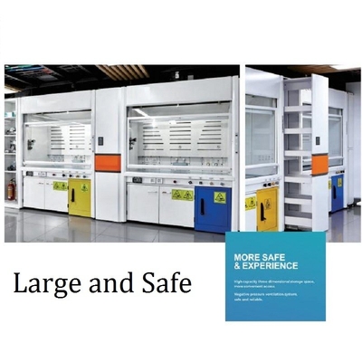Vapore Hood Chamber For Laboratory Cleanroom del filtro a carbone
