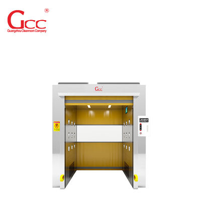 Cascata di particelle della stanza pulita del carico del GCC con lo sportello del PVC con il sensore fotoelettrico