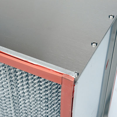 filtro ad alta temperatura da 250m3/H 400degree H14 Hepa con il deflettore