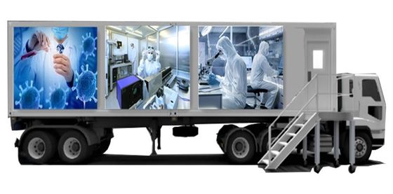 Contenitore prefabbricato mobile del locale senza polvere del laboratorio 30KW della cabina di PCR di iso