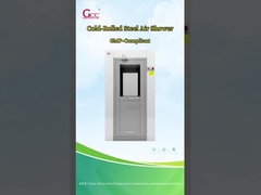 Piastra fredda esteriore rivestita con motore ad alto flusso d'aria e contenitore interno di doccia d'aria in acciaio inox