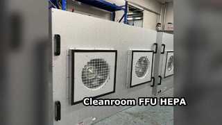 Filtrazione HEPA FFU per camere bianche ad alta efficienza energetica